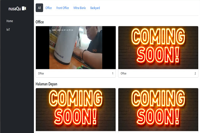 Website Pemantauan CCTV
